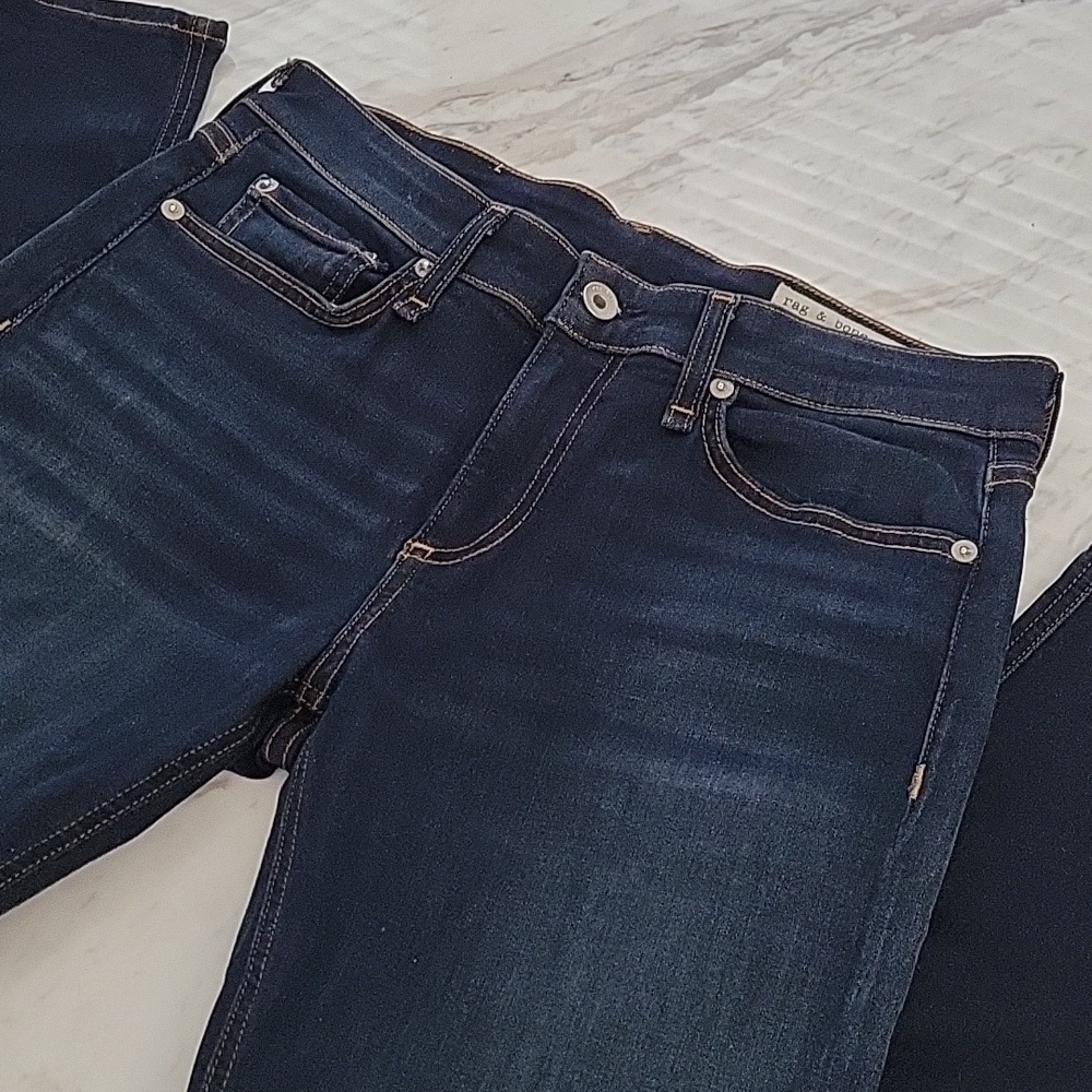 Rag & Bone Cate Mid-Rise Skinny Ankle Jeans - Picture 16 of 17